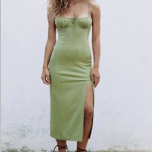 Zara Midi Slit Dress